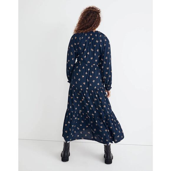 Madewell‎ Challis Midi Dress - Picture 3 of 11